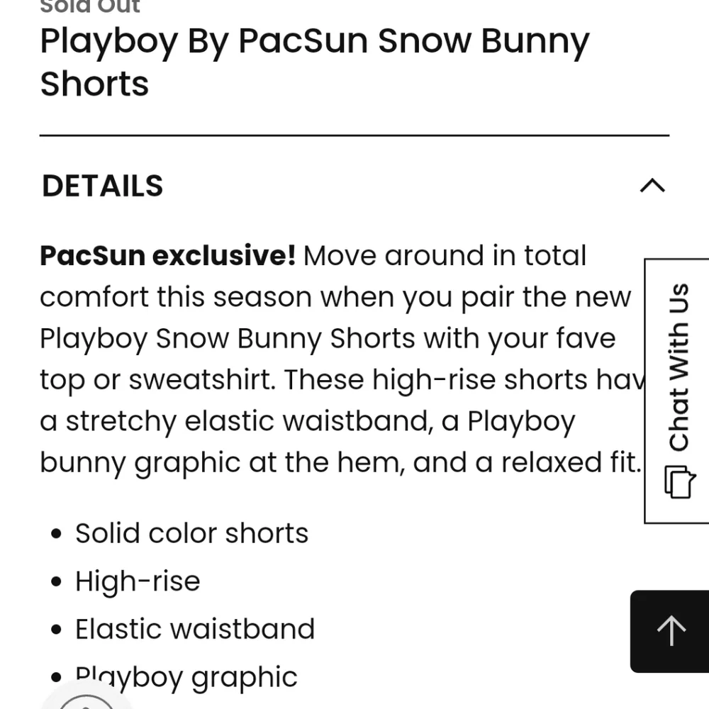 Playboy By PacSun Snow Bunny Shorts